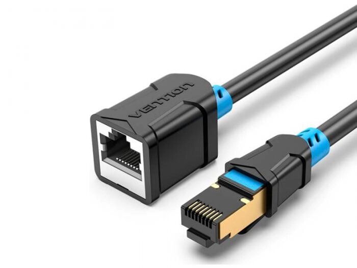 Сетевой кабель Vention SSTP cat. 6 RJ45 2m Black IBLBH от компании 2255 by - онлайн гипермаркет - фото 1
