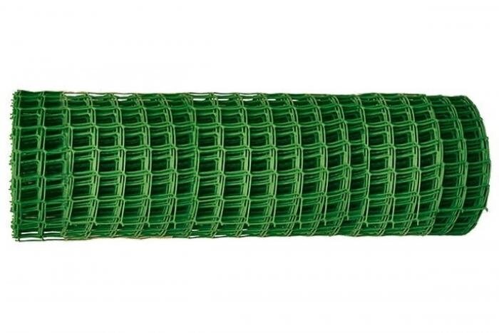 Сетка пластиковая садовая для забора 1x20м Решетка заборная в рулоне 15х15мм зеленая защитная от компании 2255 by - онлайн гипермаркет - фото 1