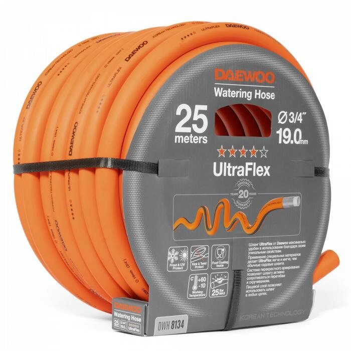 Шланг UltraFlex диаметр 3/4 " (19мм), длина 25м DAEWOO DWH 8134 от компании 2255 by - онлайн гипермаркет - фото 1