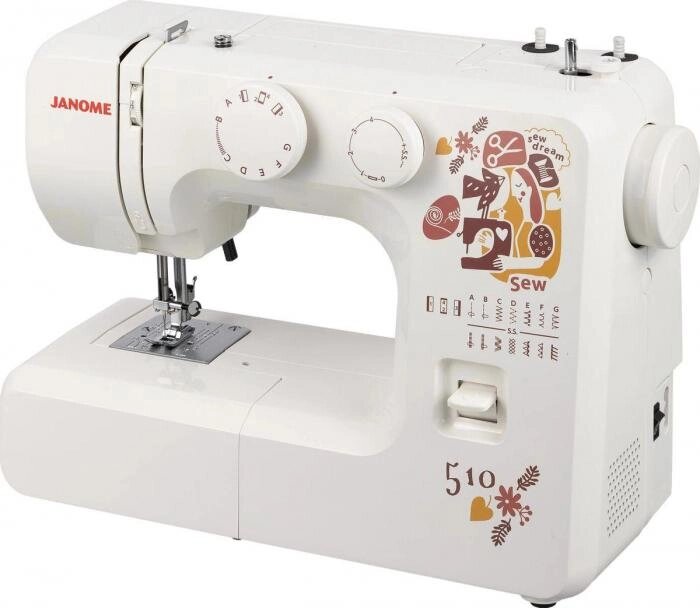 Швейная машина JANOME Sew dream 510 белый от компании 2255 by - онлайн гипермаркет - фото 1