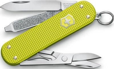 Складной нож Victorinox Alox Classic, функций: 5, 58мм, желтый , коробка подарочная [0.6221. l23] от компании 2255 by - онлайн гипермаркет - фото 1