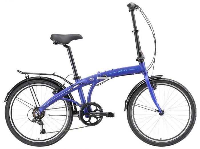 Складной велосипед взрослый компактный легкий мужской с маленькими колесами 24 дюйма STARK Jam 24.2 V синий от компании 2255 by - онлайн гипермаркет - фото 1