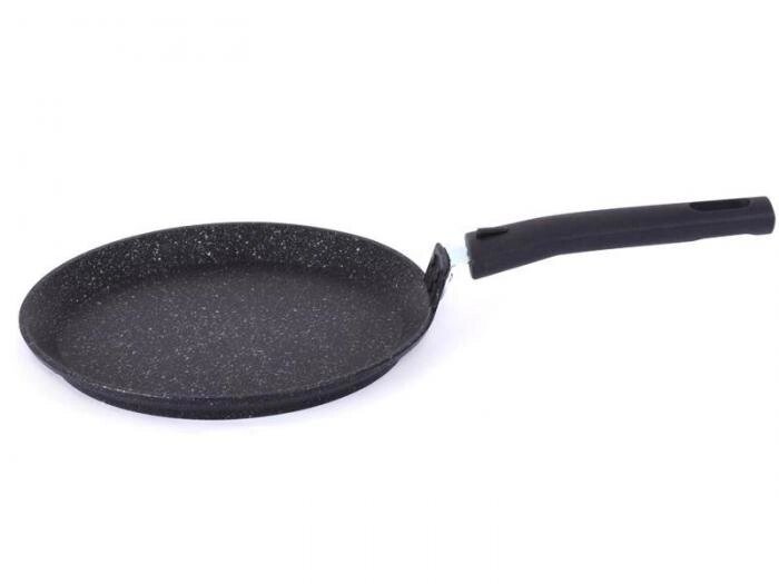 Сковорода блинная чугунная для индукционной плиты со съемной ручкой Kukmara 22 см от компании 2255 by - онлайн гипермаркет - фото 1
