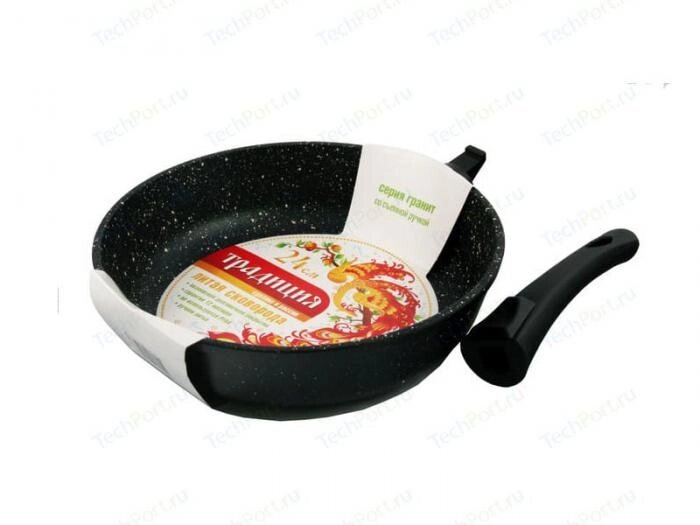 Сковорода с титановым покрытием Традиция Гранит 24cm ТГ2245 от компании 2255 by - онлайн гипермаркет - фото 1