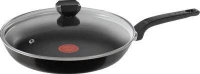 Сковорода Tefal Easy Plus 04237926, 26см, с крышкой,  черный [9100054101] от компании 2255 by - онлайн гипермаркет - фото 1