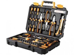 Слесарный набор инструментов в чемодане Deko TZ82 065-0736 универсальный для авто
