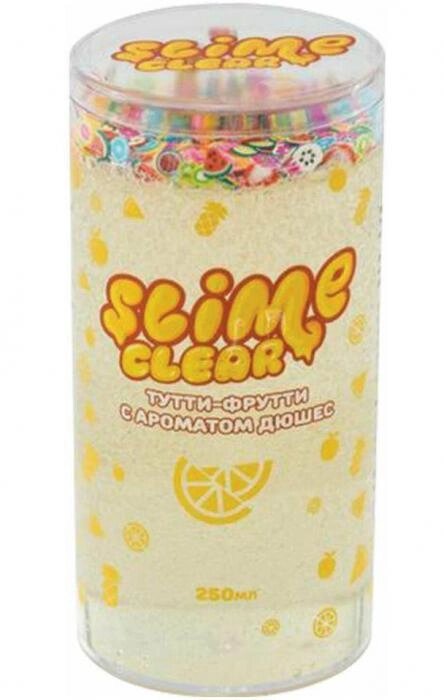 SLIME S130-32 Игрушка Clear-slime "Тутти-фрутти" с ароматом дюшес, 250 г от компании 2255 by - онлайн гипермаркет - фото 1