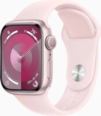 Смарт-часы Apple Watch Series 9 A2978,  41мм,  светло-розовый/розовый [mr933ll/a] от компании 2255 by - онлайн гипермаркет - фото 1