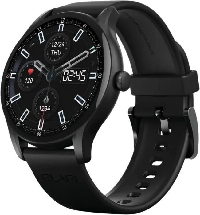 Смарт-часы ELARI Chrono Pro,  1.43",  черный/черный [kp-n2-black] от компании 2255 by - онлайн гипермаркет - фото 1