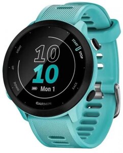 Смарт-часы Garmin Forerunner 55, 42мм, 1.04", бирюзовый/черный [010-02562-12]