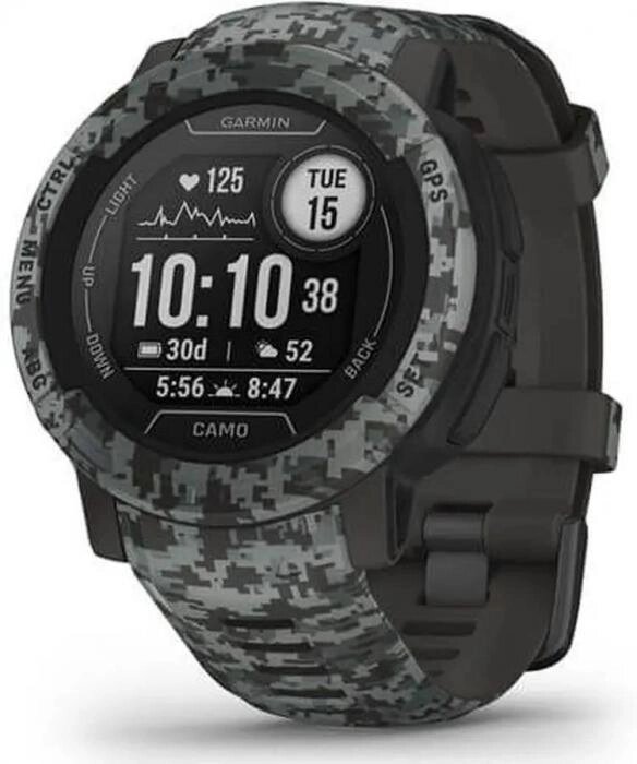 Смарт-часы Garmin Instinct 2,  23мм,  1.3",  камуфляж/темно-серый [010-02626-03] от компании 2255 by - онлайн гипермаркет - фото 1