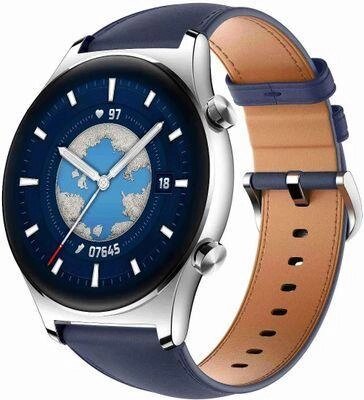 Смарт-часы Honor Watch GS 3 MUS-B19,  45.9мм,  1.43",  синий/синий от компании 2255 by - онлайн гипермаркет - фото 1