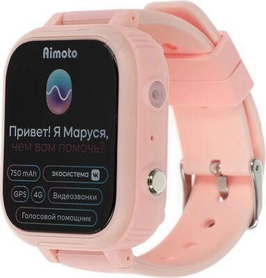 Смарт-часы Кнопка Жизни Aimoto Маруся IQ 4G,  1.44,  розовый/розовый [8108801] от компании 2255 by - онлайн гипермаркет - фото 1