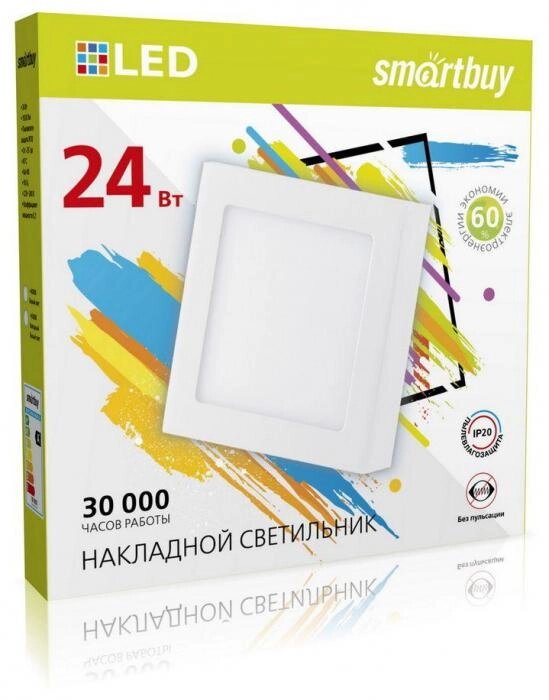 SMARTBUY (SBL-SqSDL-24-65K) 24w/6500K от компании 2255 by - онлайн гипермаркет - фото 1