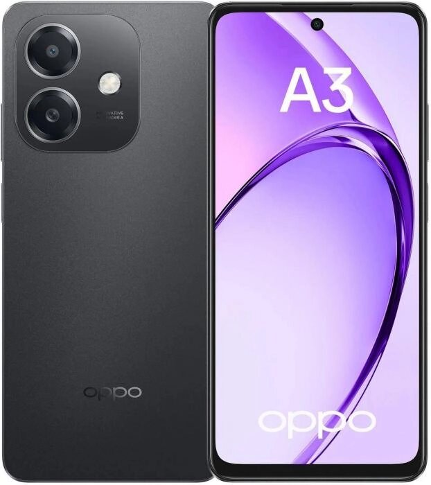 Смартфон OPPO A3 6/256Gb,  CPH2669,  черный от компании 2255 by - онлайн гипермаркет - фото 1