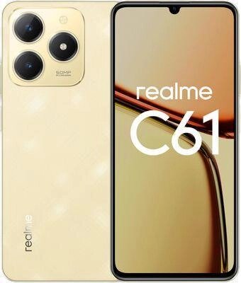 Смартфон REALME C61 6/128Gb,  RMX3930,  золотой от компании 2255 by - онлайн гипермаркет - фото 1