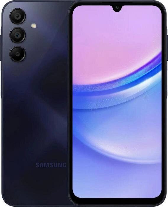 Смартфон Samsung Galaxy A15 4/128Gb,  SM-A155F,  темно-синий от компании 2255 by - онлайн гипермаркет - фото 1