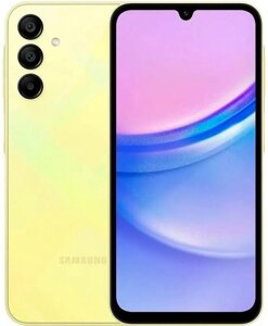 Смартфон Samsung Galaxy A15 8/256Gb, SM-A155F, желтый