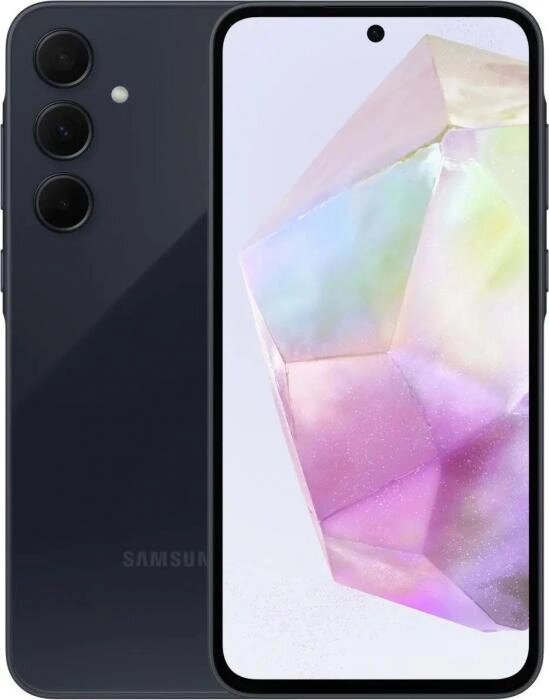 Смартфон Samsung Galaxy A35 5G 6/128Gb,  SM-A356E,  темно-синий от компании 2255 by - онлайн гипермаркет - фото 1