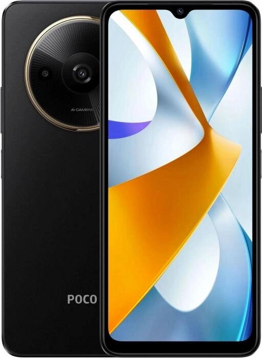 Смартфон Xiaomi Poco C61 3/64Gb,  черный от компании 2255 by - онлайн гипермаркет - фото 1