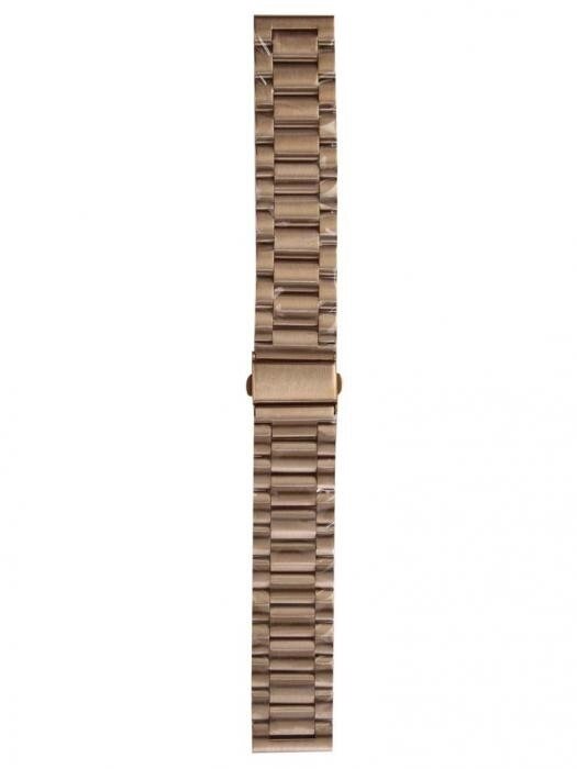 Сменный металлический ремешок для часов фитнес-браслета Xiaomi Mi Amazfit Bip Metall Strap 2 Rose Gold от компании 2255 by - онлайн гипермаркет - фото 1