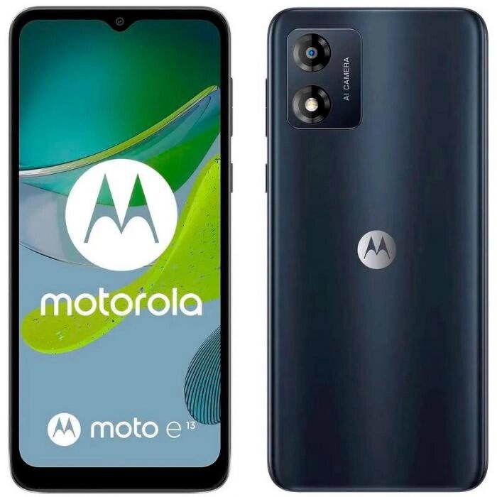 Сотовый телефон Motorola Moto E13 XT2345-3 2/64Gb Black от компании 2255 by - онлайн гипермаркет - фото 1