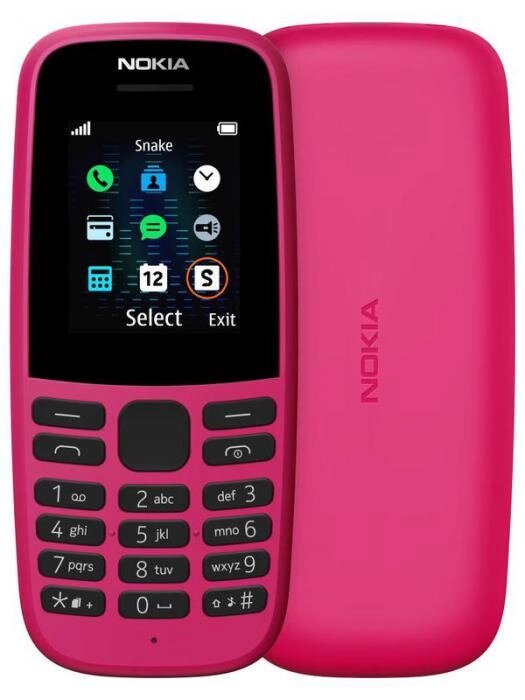 Сотовый телефон Nokia 105 DS (TA-1557) Red от компании 2255 by - онлайн гипермаркет - фото 1