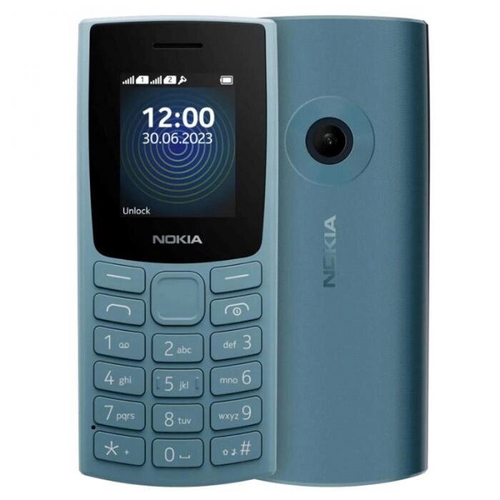 Сотовый телефон Nokia 110 DS (TA-1567) Blue от компании 2255 by - онлайн гипермаркет - фото 1