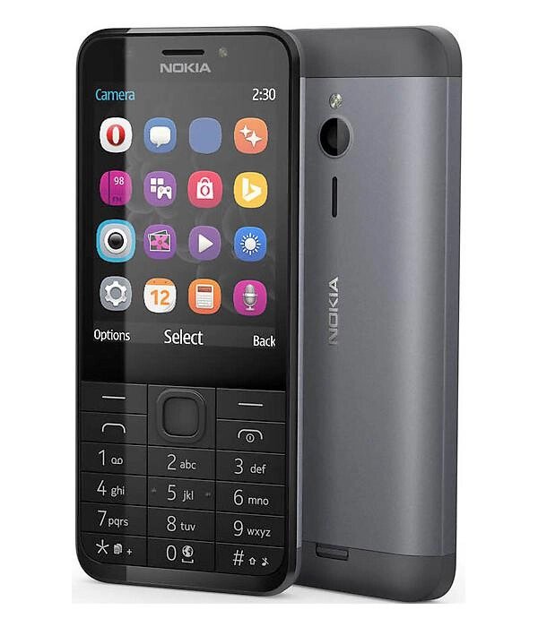 Сотовый телефон Nokia 230 Dual Sim Black Silver от компании 2255 by - онлайн гипермаркет - фото 1