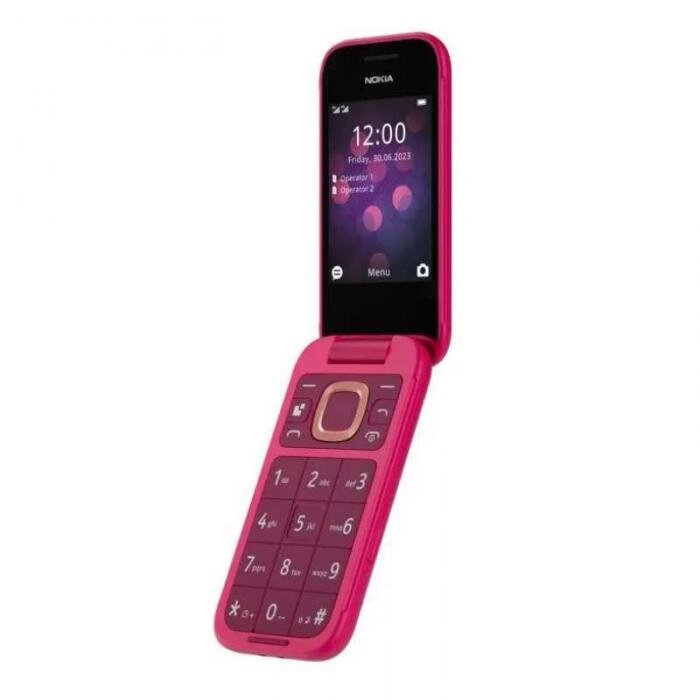 Сотовый телефон Nokia 2660 DS (TA-1469) Pop Pink от компании 2255 by - онлайн гипермаркет - фото 1