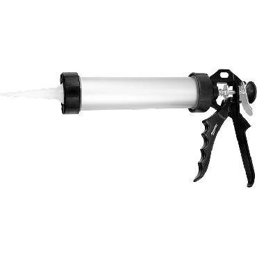 SPARTA Пистолет для герметика, 750 мл, "закрытый", алюминиевый корпус, круглый шток 8 мм 886485 от компании 2255 by - онлайн гипермаркет - фото 1