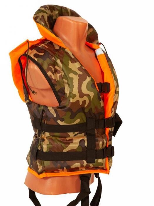 Спасательный жилет Ковчег Хобби двусторонний ТУ р. 52-56 2XL-3XL Orange-Camouflage от компании 2255 by - онлайн гипермаркет - фото 1
