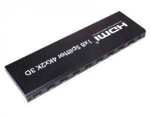 Сплиттер аудио-видео PREMIER 5-872-8V2, HDMI (f) - 8xHDMI (f) , ver 2.0, черный