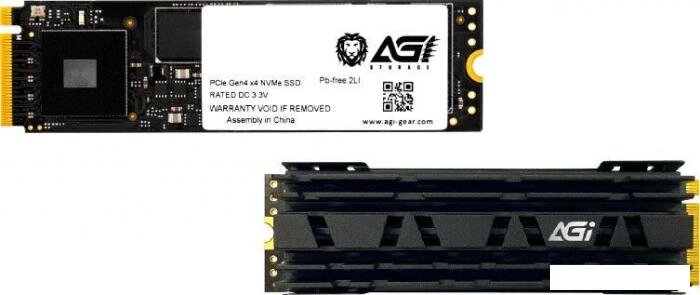 SSD AGI AI838 2TB AGI2T0G44AI838 от компании 2255 by - онлайн гипермаркет - фото 1