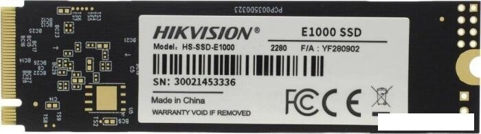 SSD Hikvision E1000 512GB HS-SSD-E1000/512G от компании 2255 by - онлайн гипермаркет - фото 1