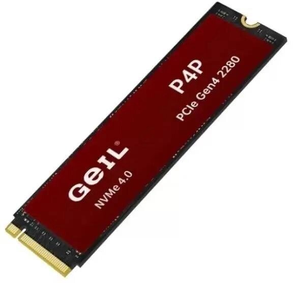 SSD накопитель GeIL P4P 2ТБ, M. 2 2280, PCIe 4.0 x4,  NVMe,  M. 2 [p4pwk23c2tba] от компании 2255 by - онлайн гипермаркет - фото 1