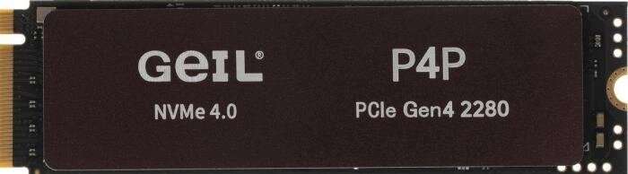 SSD накопитель GeIL P4P 512ГБ, M. 2 2280, PCIe 4.0 x4,  NVMe,  M. 2 [p4pdc23c512a] от компании 2255 by - онлайн гипермаркет - фото 1