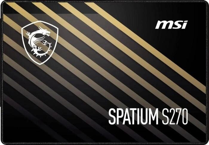 SSD накопитель MSI Spatium S270 960ГБ, 2.5", SATA III,  SATA [s78-440p130-p83] от компании 2255 by - онлайн гипермаркет - фото 1