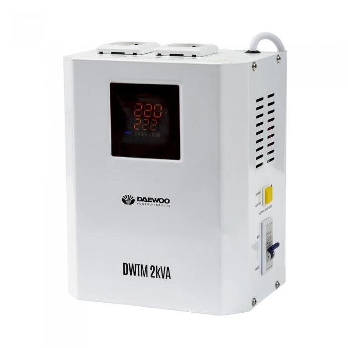 Стабилизатор напряжения настенный DAEWOO DW-TM2kVA для газового котла и кондиционера от компании 2255 by - онлайн гипермаркет - фото 1