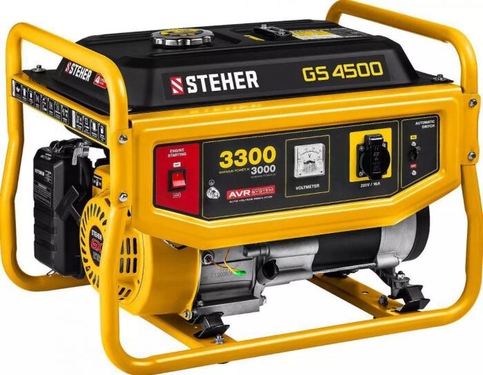 STEHER GS-4500 Бензиновый генератор от компании 2255 by - онлайн гипермаркет - фото 1