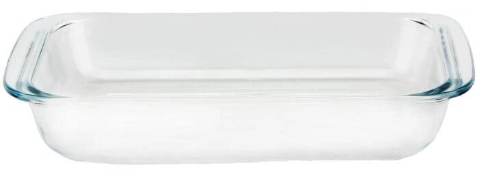 Стеклянное блюдо посуда для выпечки VS33 прямоугольная форма для запекания в духовке от компании 2255 by - онлайн гипермаркет - фото 1