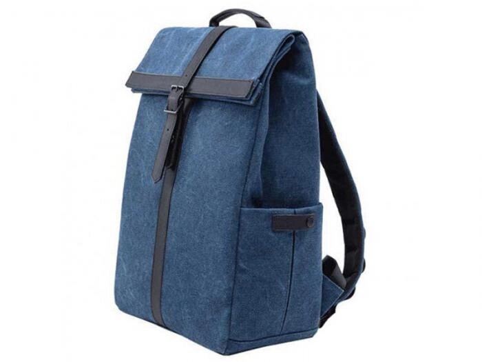Стильный модный молодежный рюкзак Xiaomi 90 Points Grinder Oxford Casual Backpack синий от компании 2255 by - онлайн гипермаркет - фото 1