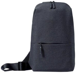 Стильный модный рюкзак Xiaomi MI Chest Bag серый молодежный городской универсальный