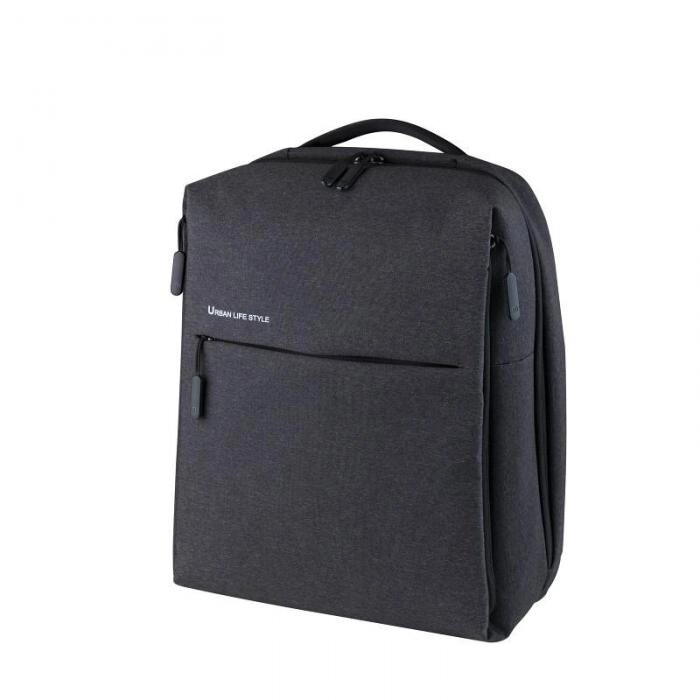Стильный молодежный рюкзак Xiaomi Simple Urban Life Style серый с отделением для ноутбука 14" от компании 2255 by - онлайн гипермаркет - фото 1