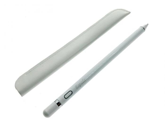Стилус для сенсорных экранов Espada STA-201 с перчаткой белый для телефонов Apple iPhone iOS ipad Samsung от компании 2255 by - онлайн гипермаркет - фото 1