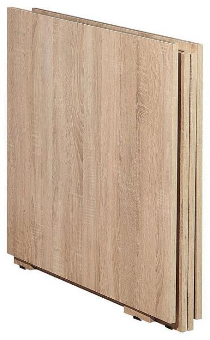 Стол-книжка узкий раскладной кухонный обеденный трансформер MP26 Дуб Сонома деревянный на кухню от компании 2255 by - онлайн гипермаркет - фото 1