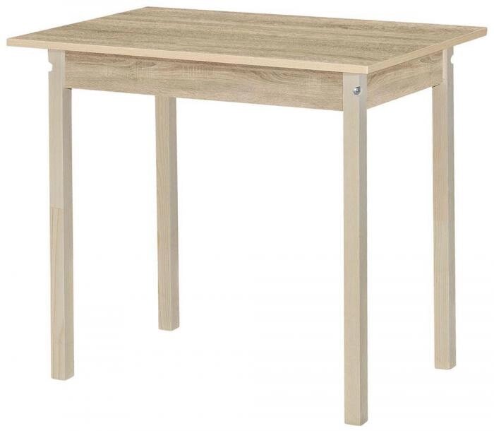 Стол кухонный обеденный деревянный маленький для кухни VS11 Дуб Сонома прямоугольный от компании 2255 by - онлайн гипермаркет - фото 1