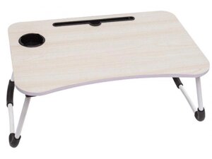 Столик-поднос трансформер для завтрака кофе ноутбука в постель кровать ZDK Homium wood2 складной на ножках