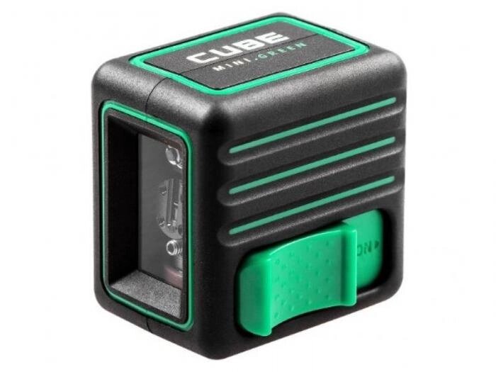 Строительный нивелир лазерный уровень ADA Cube Mini Green Basic Edition А00496 зеленый построитель плоскостей от компании 2255 by - онлайн гипермаркет - фото 1
