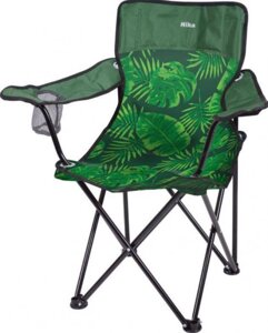 Стул походный туристический складной зеленый Nika Премиум 5 ПСП5/2 кресло кемпинговое для пикника рыбалки